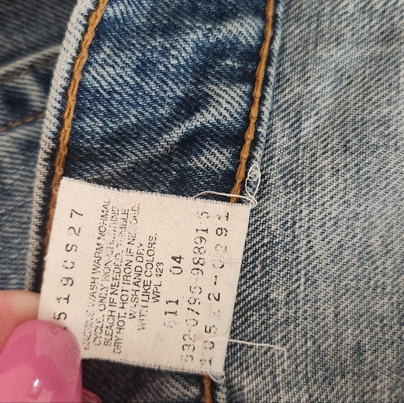 Levi's Vintage 512 Mom Jeans High Rise Size 5 - Picture 9 of 10